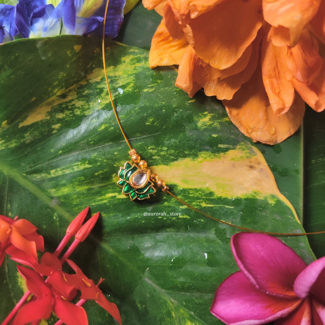 Antara - Lotus Green Invisible Jewelry AS018