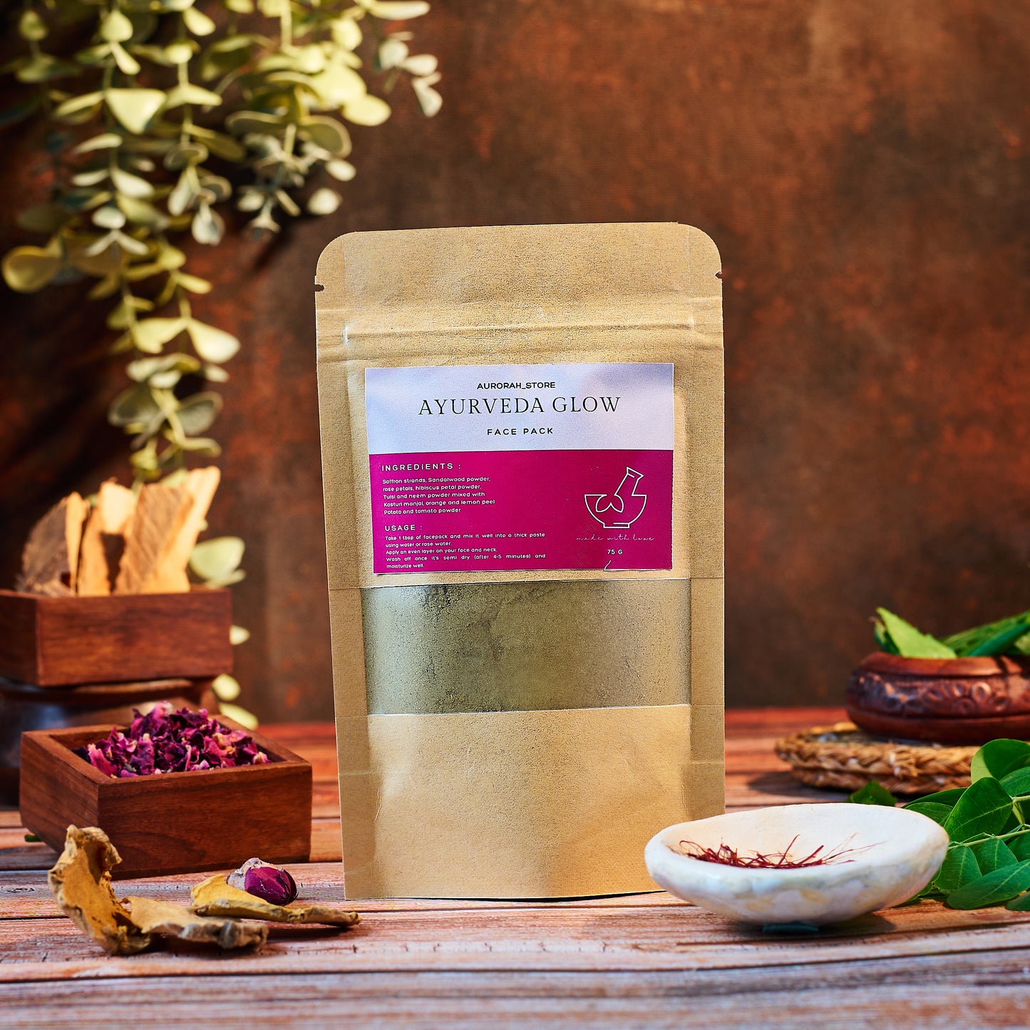 Ayurveda glow face pack