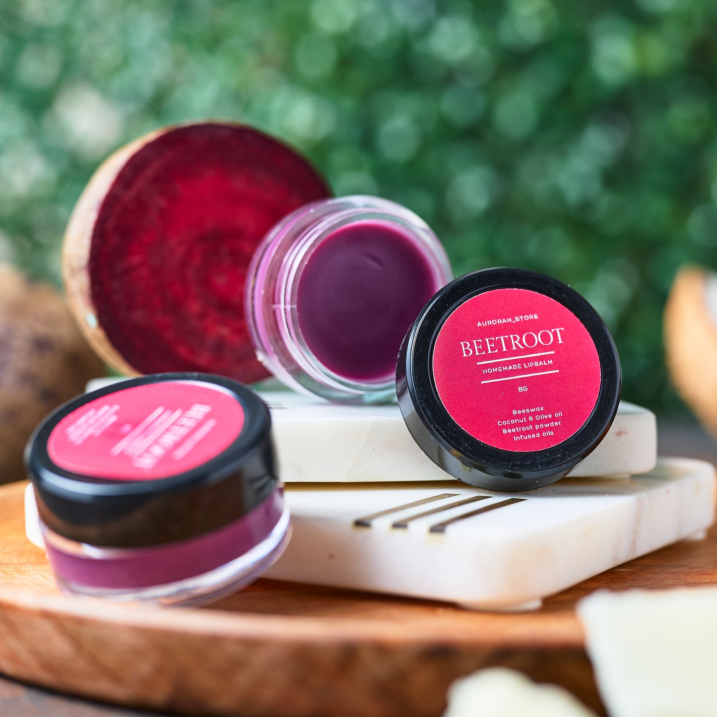Beetroot lipbalm