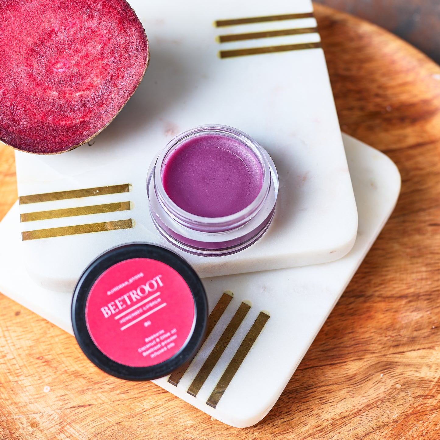 Beetroot lipbalm