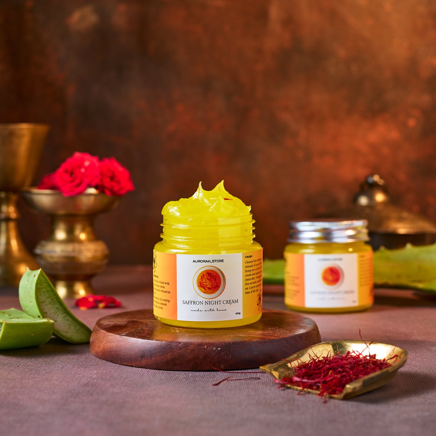 Saffron night cream