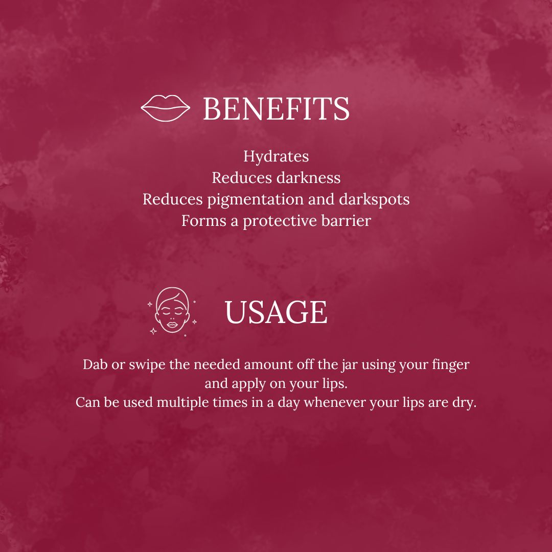 Beetroot lipbalm