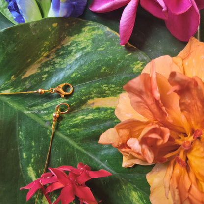 Antara - Lakshmi Coin green Invisible Jewelry AS020