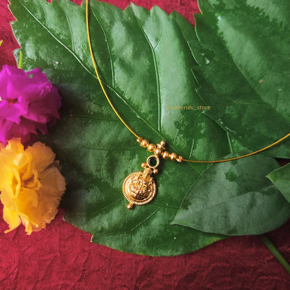 Antara - Lakshmi Coin green Invisible Jewelry AS020