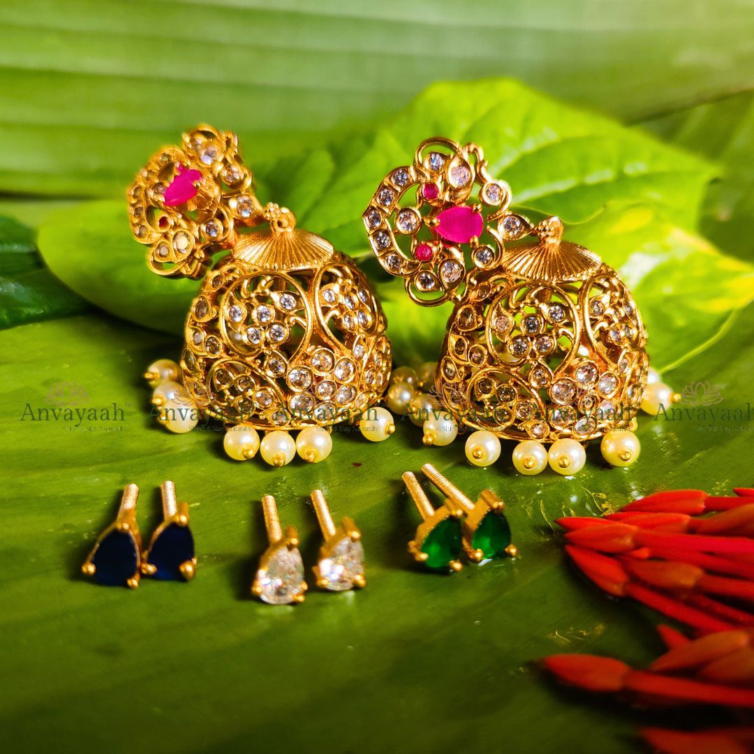 Inter Changeable Jhumka Premium - AS002